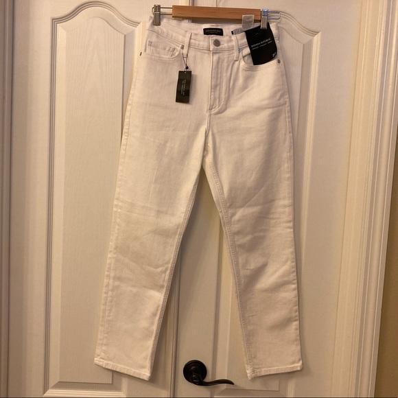 NWT Banana Republic High Rise Straight Ankle Jeans - Picture 1 of 5